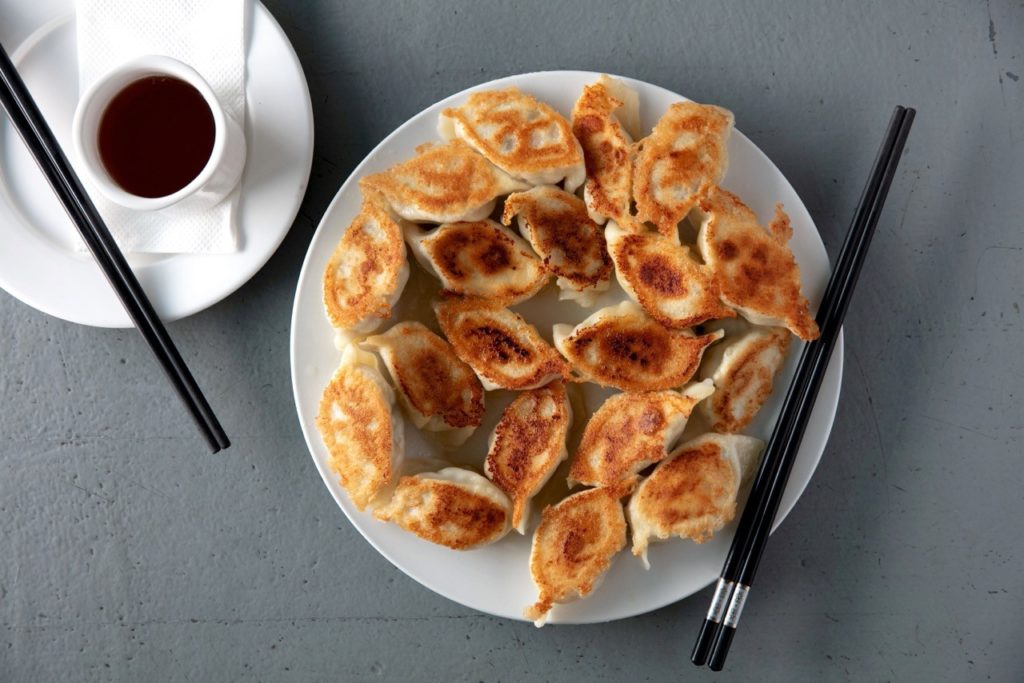 Tianze Dumpling House - Pork prawn and chive dumplings