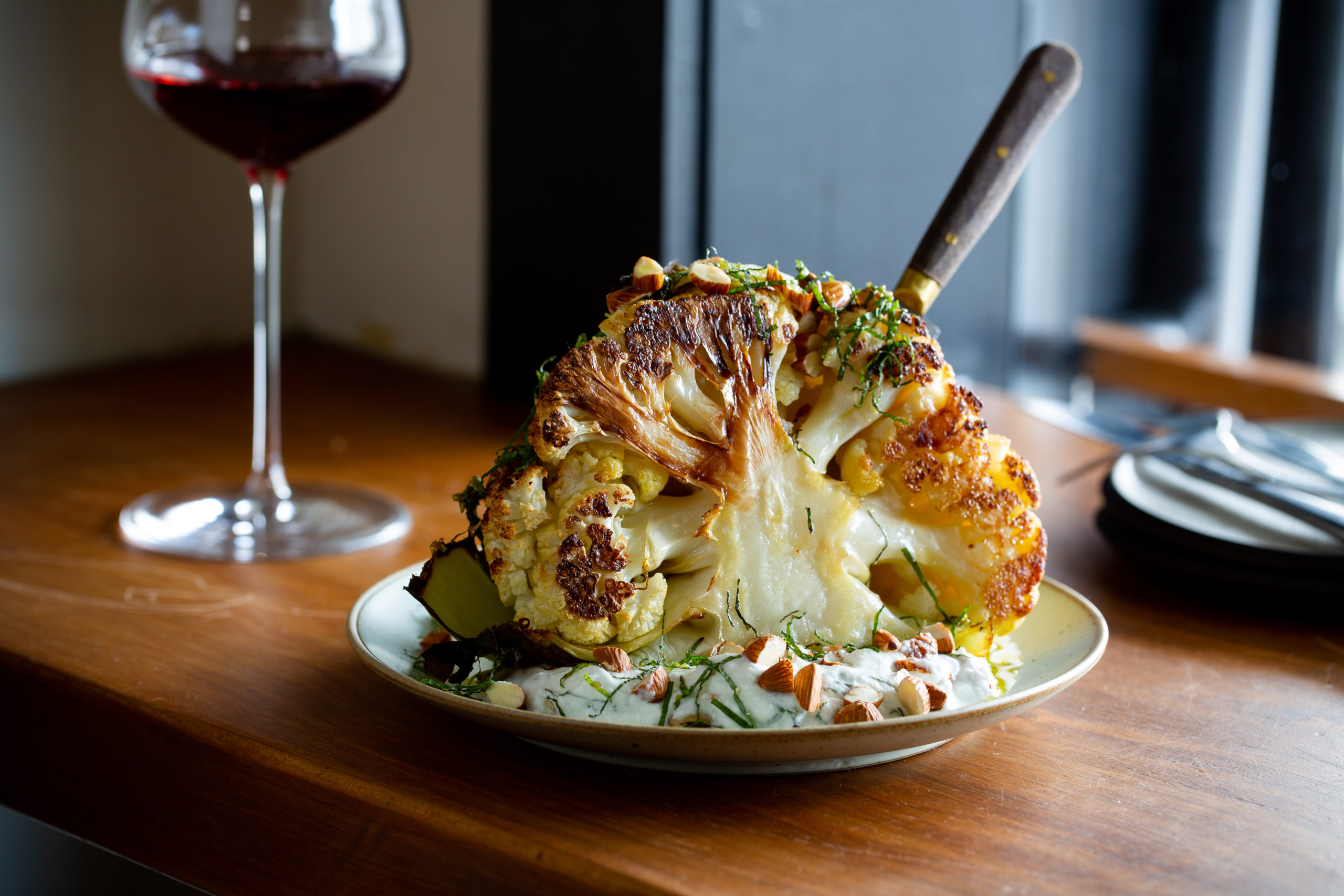 Apero - Roasted Cauliflower, Goat Curd